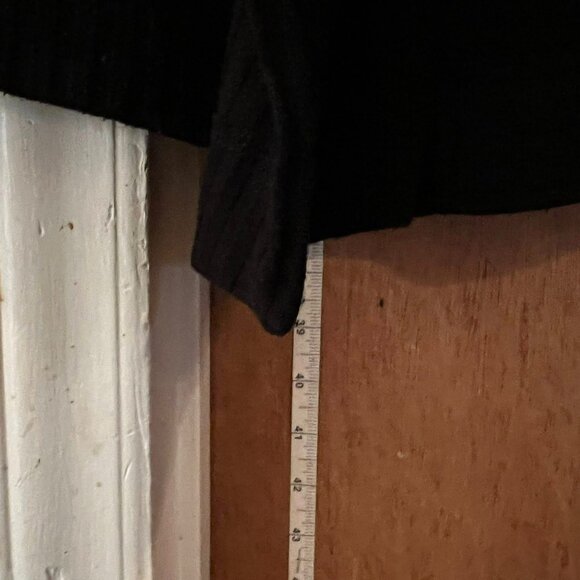 Size 4X - Melissa McCarthy Seven - Black Cowl Neck Poncho Like Sweater - Picture 7 of 7